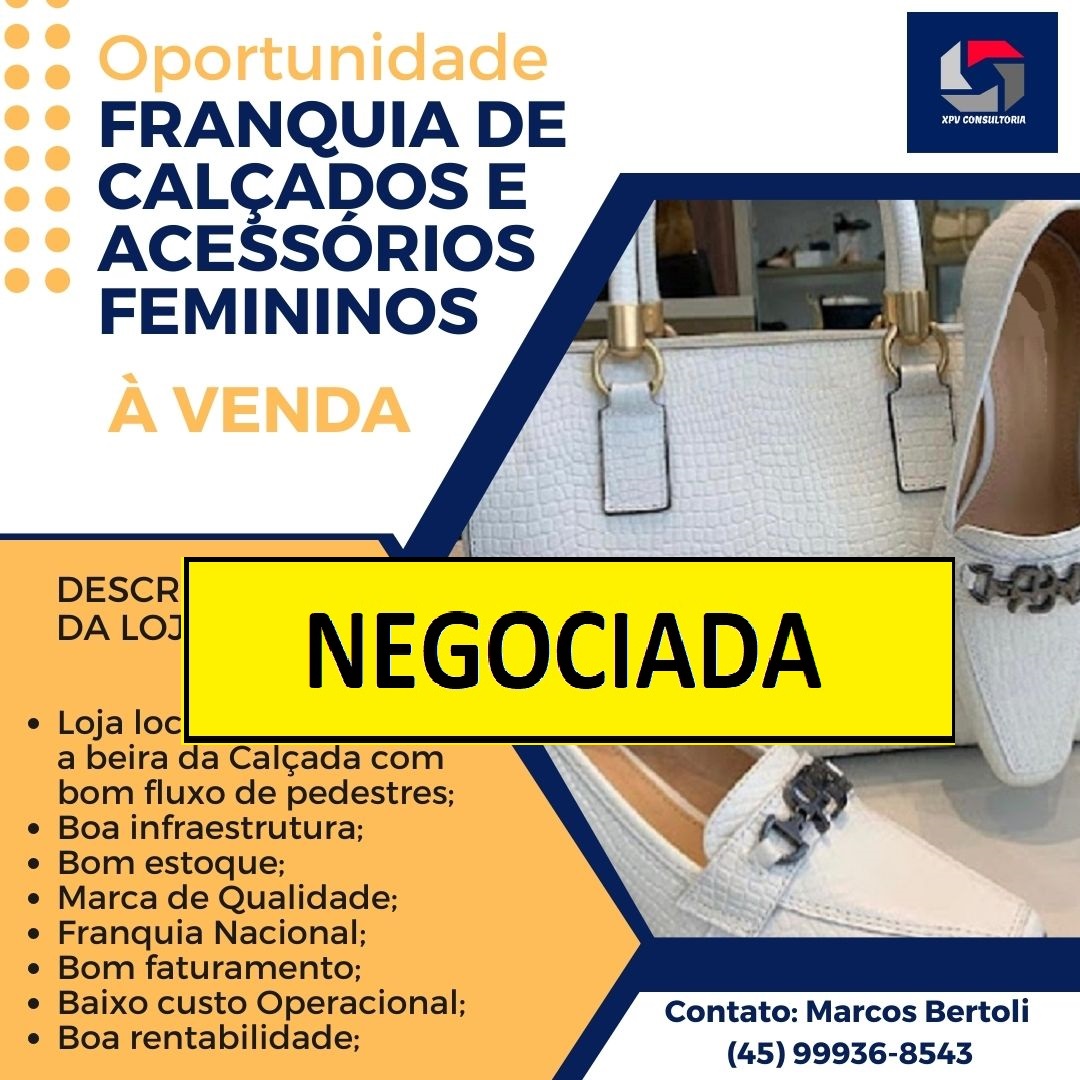 Franquia de Calçados e Acessórios Femininos