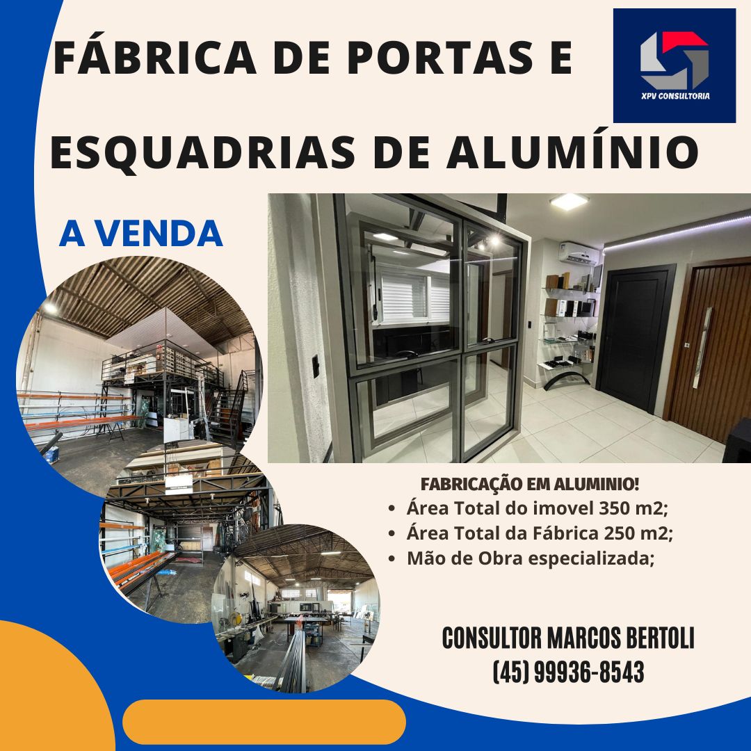 Fábrica de Esquadrias e Portas de Alúminio