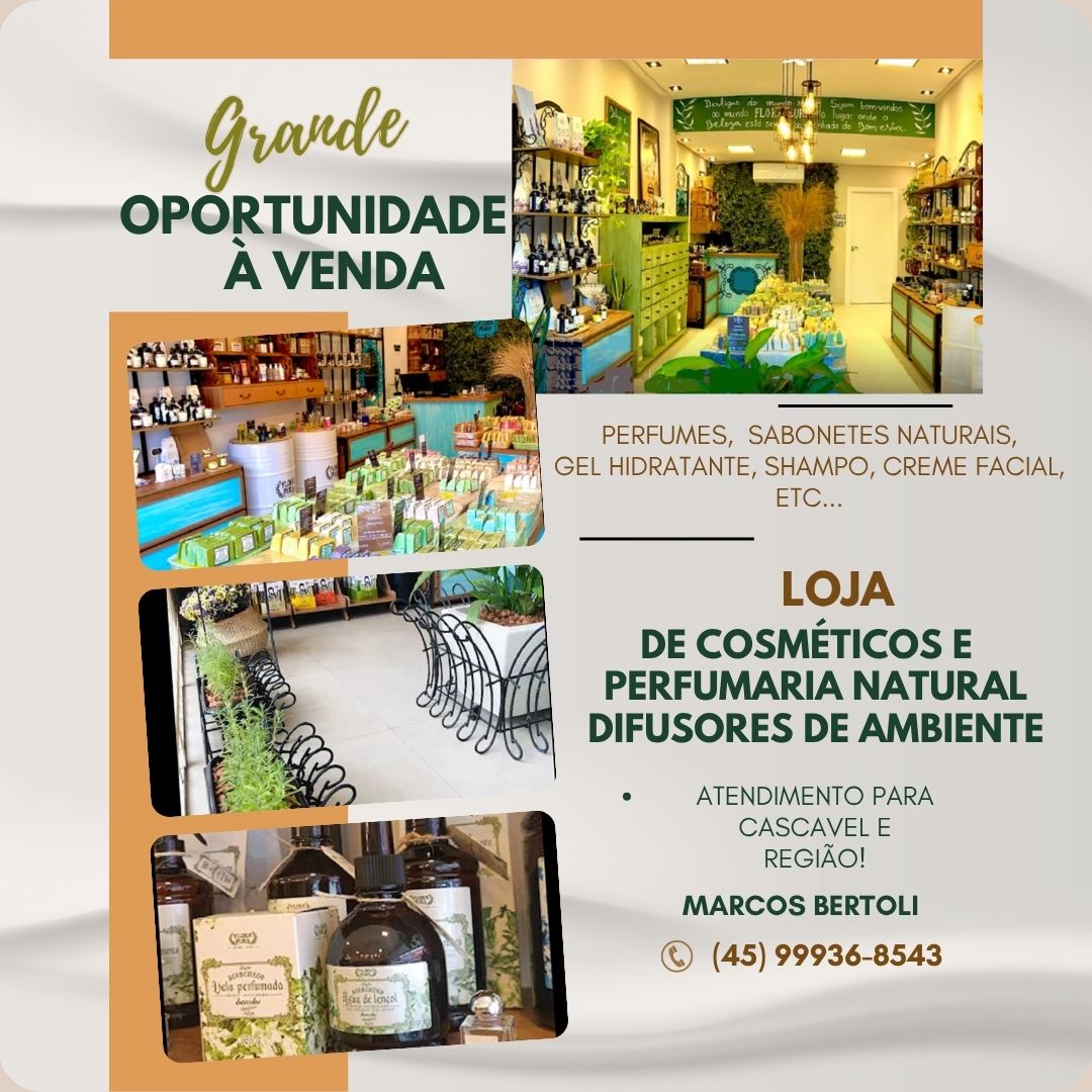 Loja de Cosméticos e Perfumes Naturais ®
