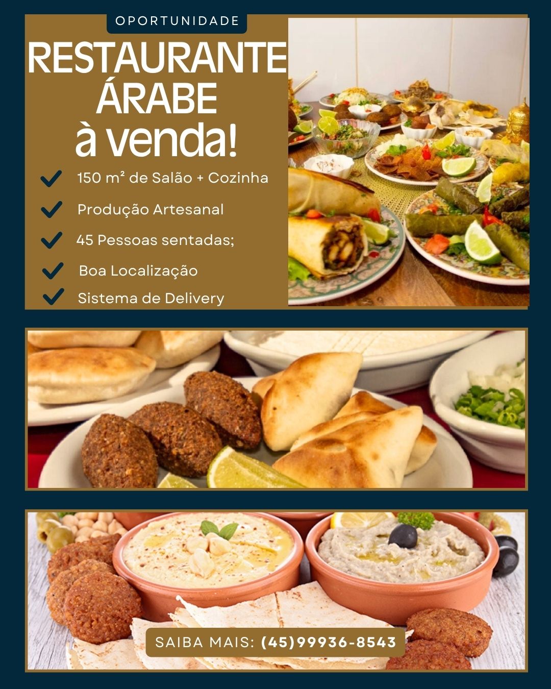 Restaurante e Bistrô de Gastronomia Árabe