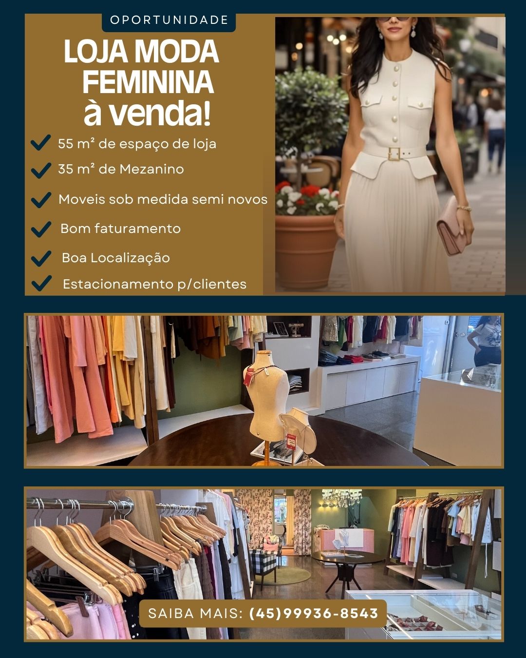 Loja de Moda Feminina Executiva